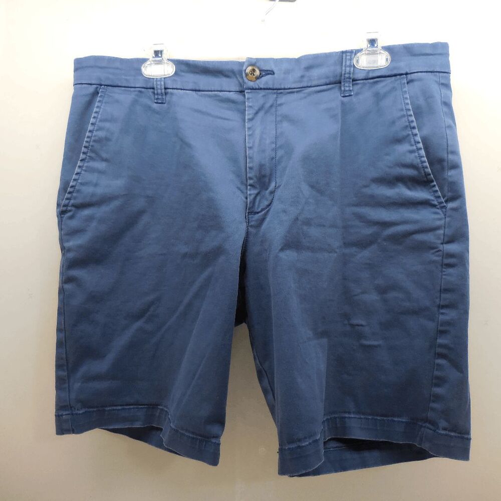 MEN'S GAP Chino SHORTS Size‎ 34 Regular 98% Cotton 2% Spandex Blue Chinos